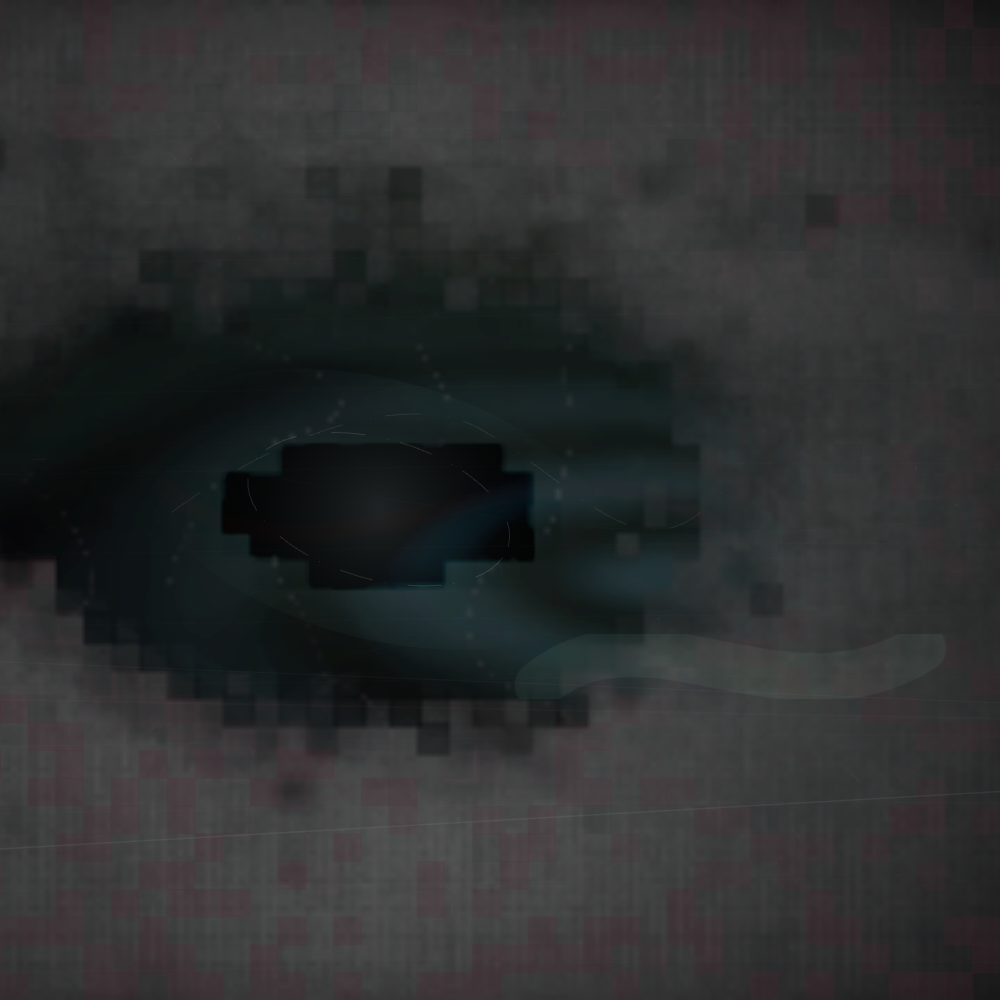 Still frame of generative artwork "Borrowed-Frame Moss"