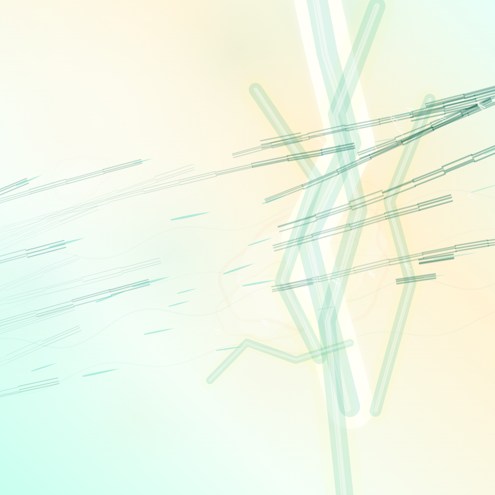 Still frame of generative artwork "觸處缺寫"