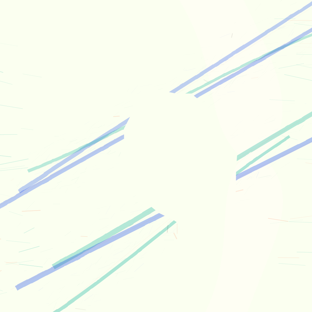 Still frame of generative artwork "側證拒中"